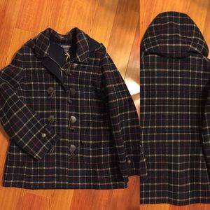 Brooks Brothers Toggle Coat Jacket Red Fleece Collection